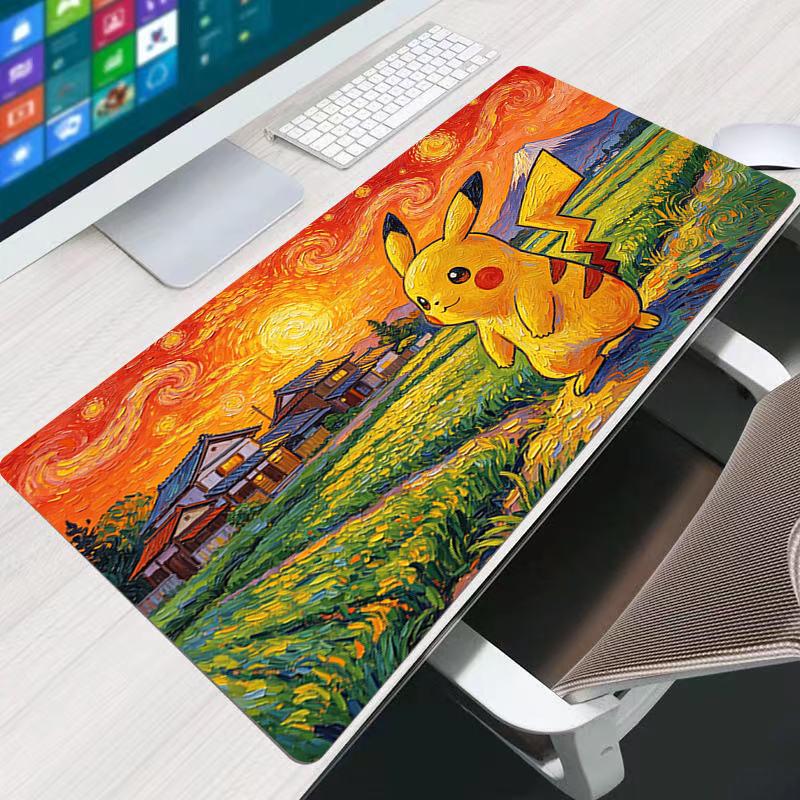 Laptop Accessories Essential - anime Mouse Pad P-Pikachus Gamer Essential
