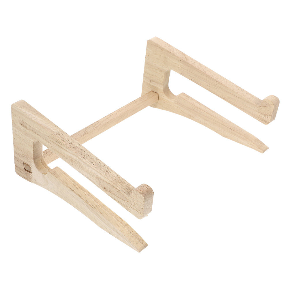 Laptop Accessories Design - Premium Wooden Laptop Stand for Desk