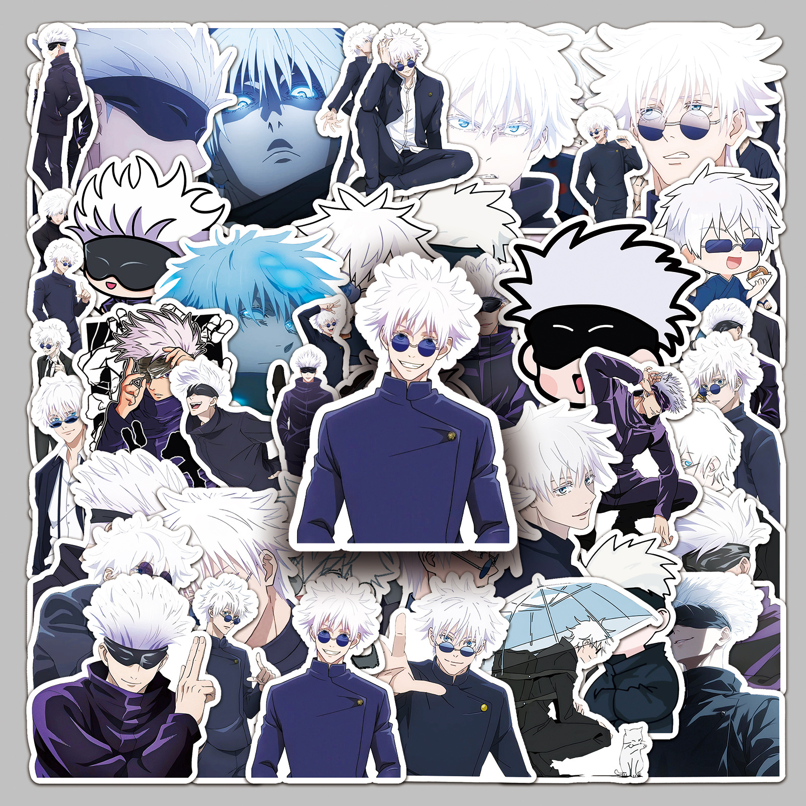 Laptop Accessories Case - 50pcs Gojo Satoru Stickers, Jujutsu Kaisen