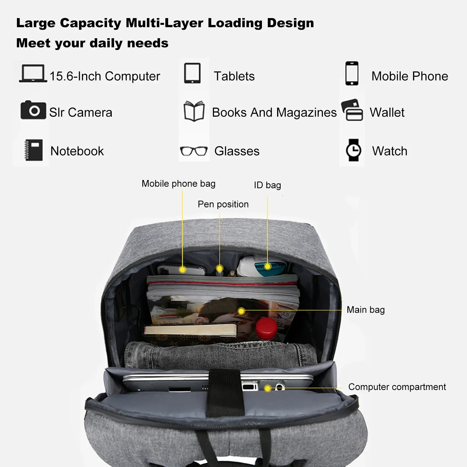 Laptop Backpack for 17 Inch La – Laptop Bag Waterproof Bewertung und Preis