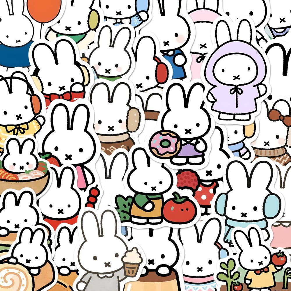 Miffy sticker cute cartoon sti – Laptop Accessories Design Bewertung und Preis