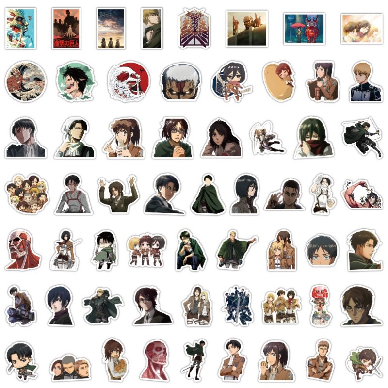 60Pcs Attack on Titan Anime St – Laptop Accessories Case Bewertung und Preis