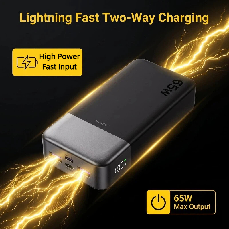 JUOVI 20000mAh Power Bank 65W  – Laptop Accessories Design Bewertung und Preis