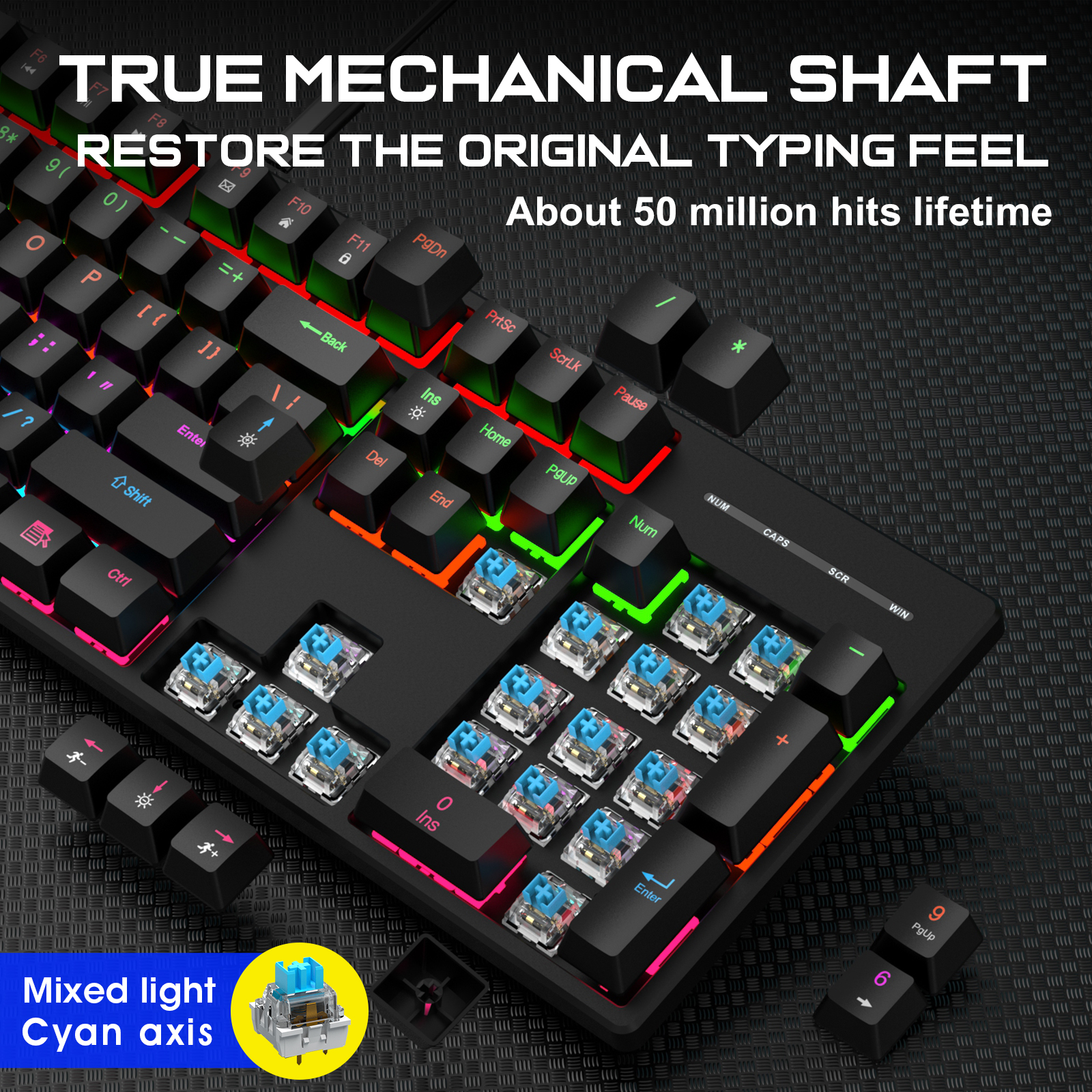 104 Key RGB Backlit Mechanical – Laptop Accessories Design Bewertung und Preis