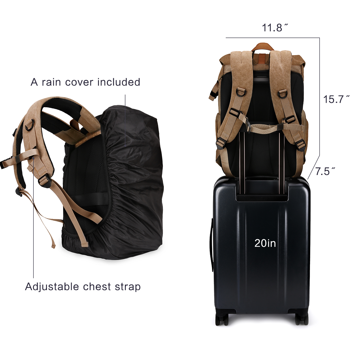 BAGSMART Camera Bag DSLR Photo – Laptop Bag Waterproof Bewertung und Preis
